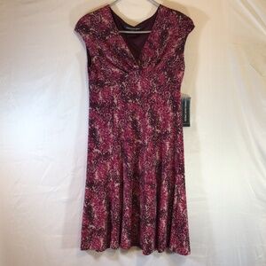 Jones Wear Women Dress Size 4 A Line V Neck Festival Babydoll Romantic Feminine